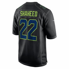 Rashid Shaheed Seattle Seahawks Super Bowl LX Patch Carbon Fashion Game Jersey - Black | Nike discount