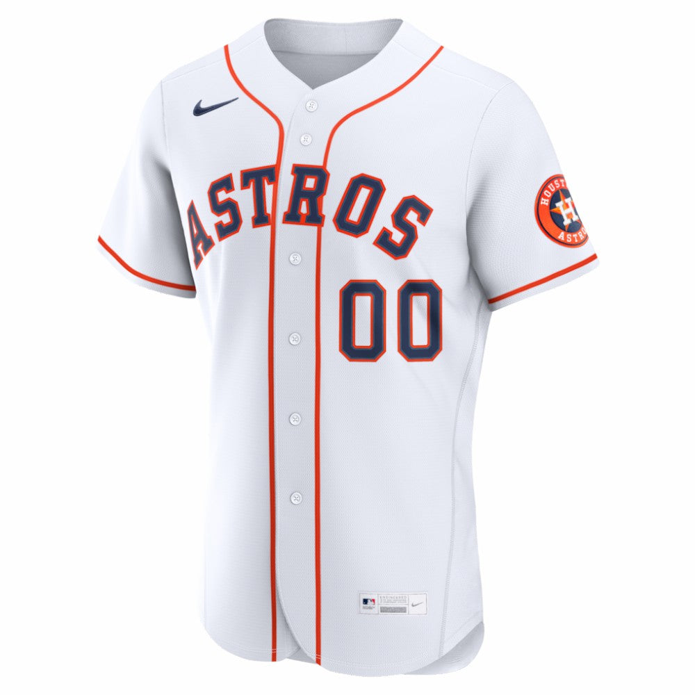 Houston Astros Home Authentic Custom Jersey - White | Nike