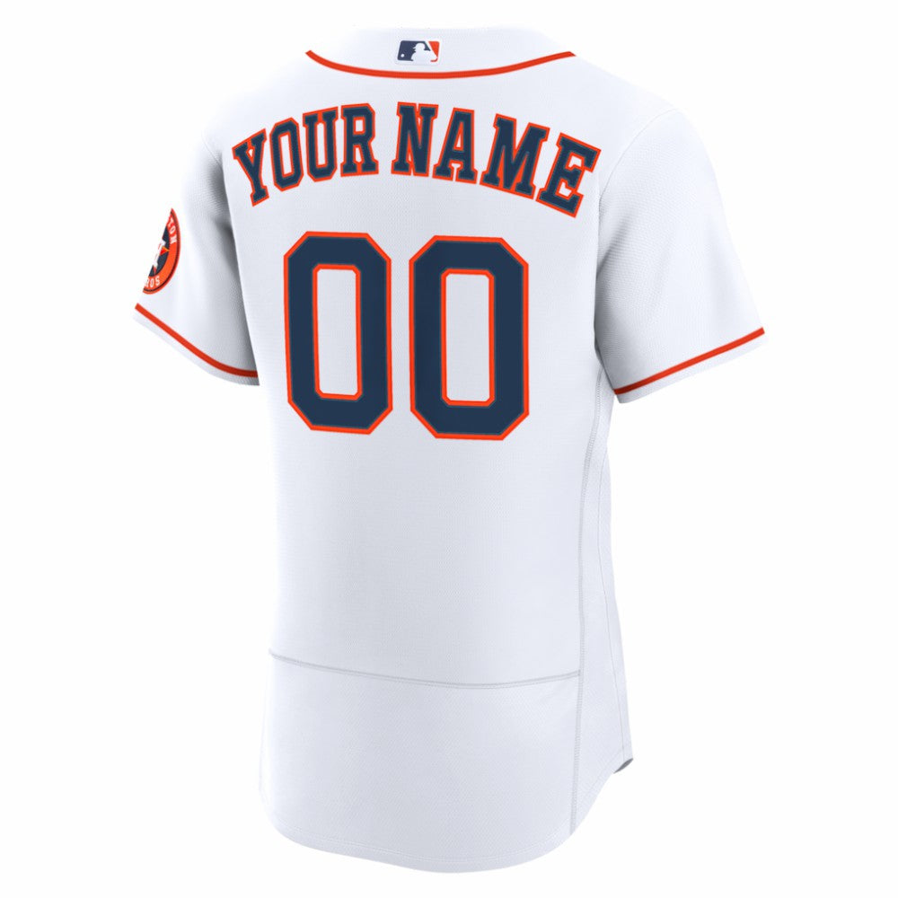 Houston Astros Home Authentic Custom Jersey - White | Nike