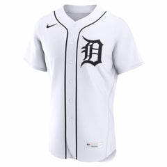 Detroit Tigers Home Authentic Custom Jersey - White | Nike