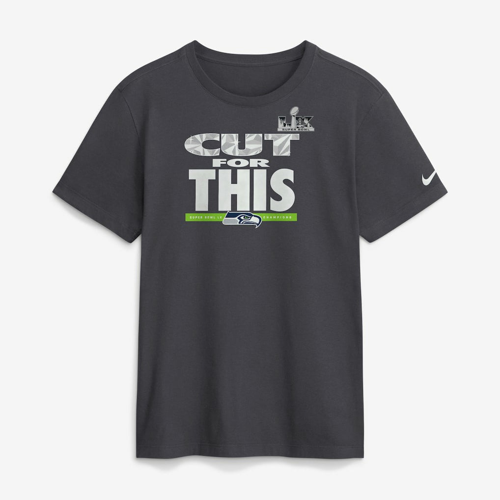 Seattle Seahawks Super Bowl LX Champions Pickoff Move Parade T-Shirt - Anthracite | Nike sale