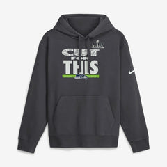 Seattle Seahawks Super Bowl LX Champions Pickoff Move Parade Club Fleece Hoodie - Anthracite | Nike sale