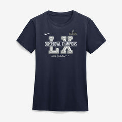 Seattle Seahawks Women's Super Bowl LX Champions Sacrifice T-Shirt - College Navy | Nike for sale