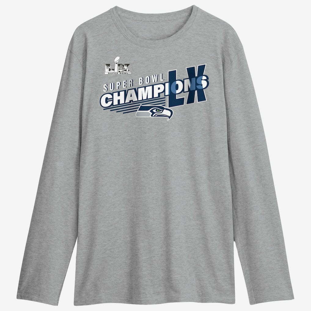 Seattle Seahawks Super Bowl LX Champions Best Teammates Roster Long Sleeve T-Shirt - Steel outlet