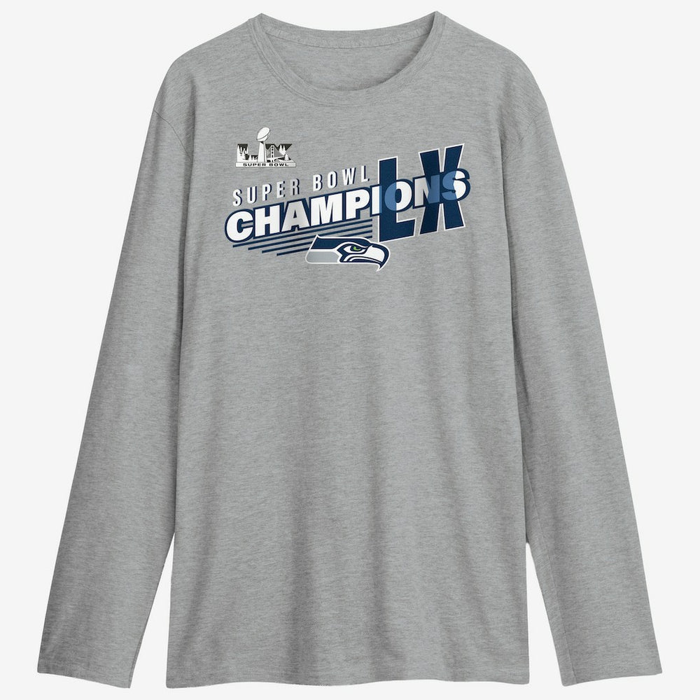 Seattle Seahawks Super Bowl LX Champions Best Teammates Roster Long Sleeve T-Shirt - Steel outlet