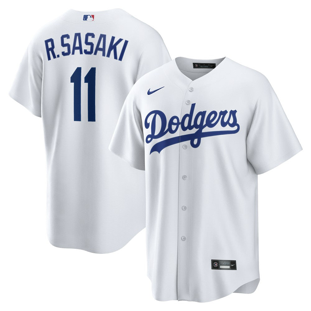 Rōki Sasaki Los Angeles Dodgers Replica Jersey - White | Nike
