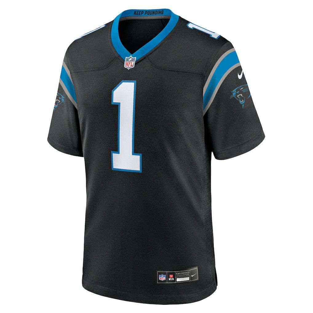 Number 1 Dad Carolina Panthers Game Jersey - Black | Nike sale