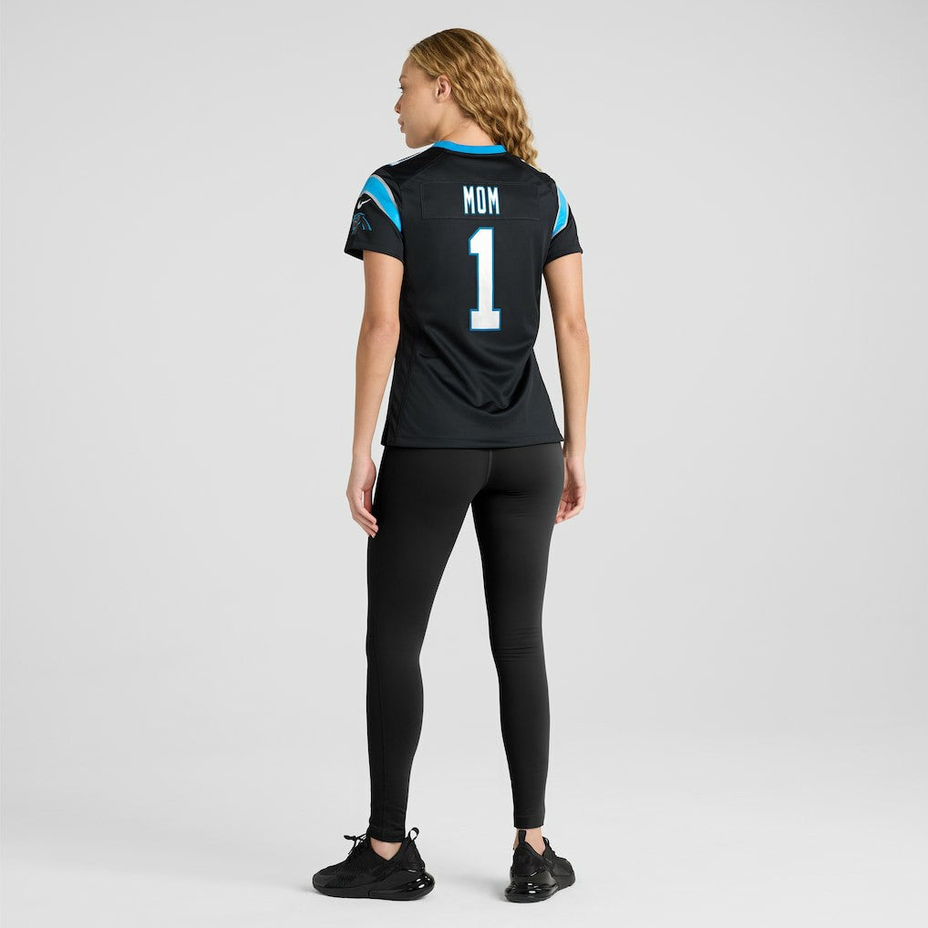 Number 1 Mom Carolina Panthers Women's Game Jersey - Black | Nike cheap
