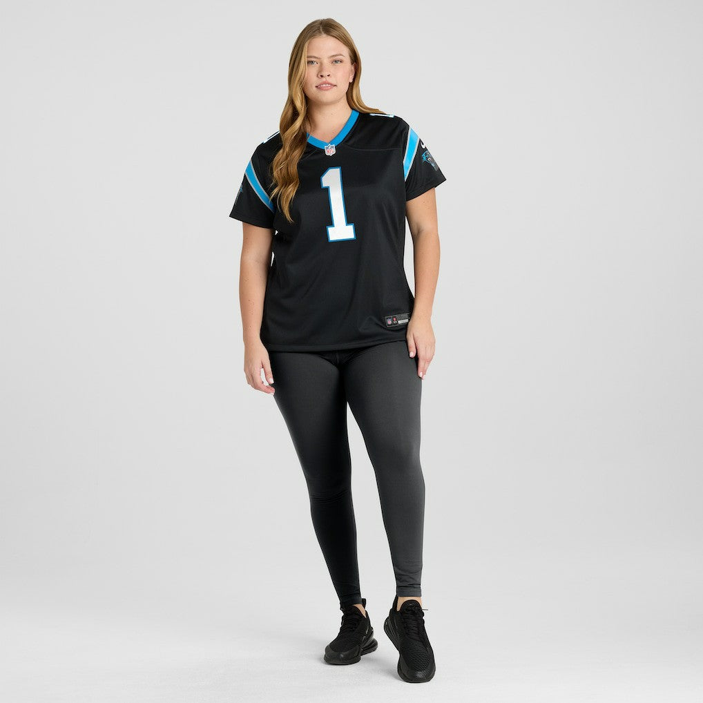 Number 1 Mom Carolina Panthers Women's Game Jersey - Black | Nike cheap