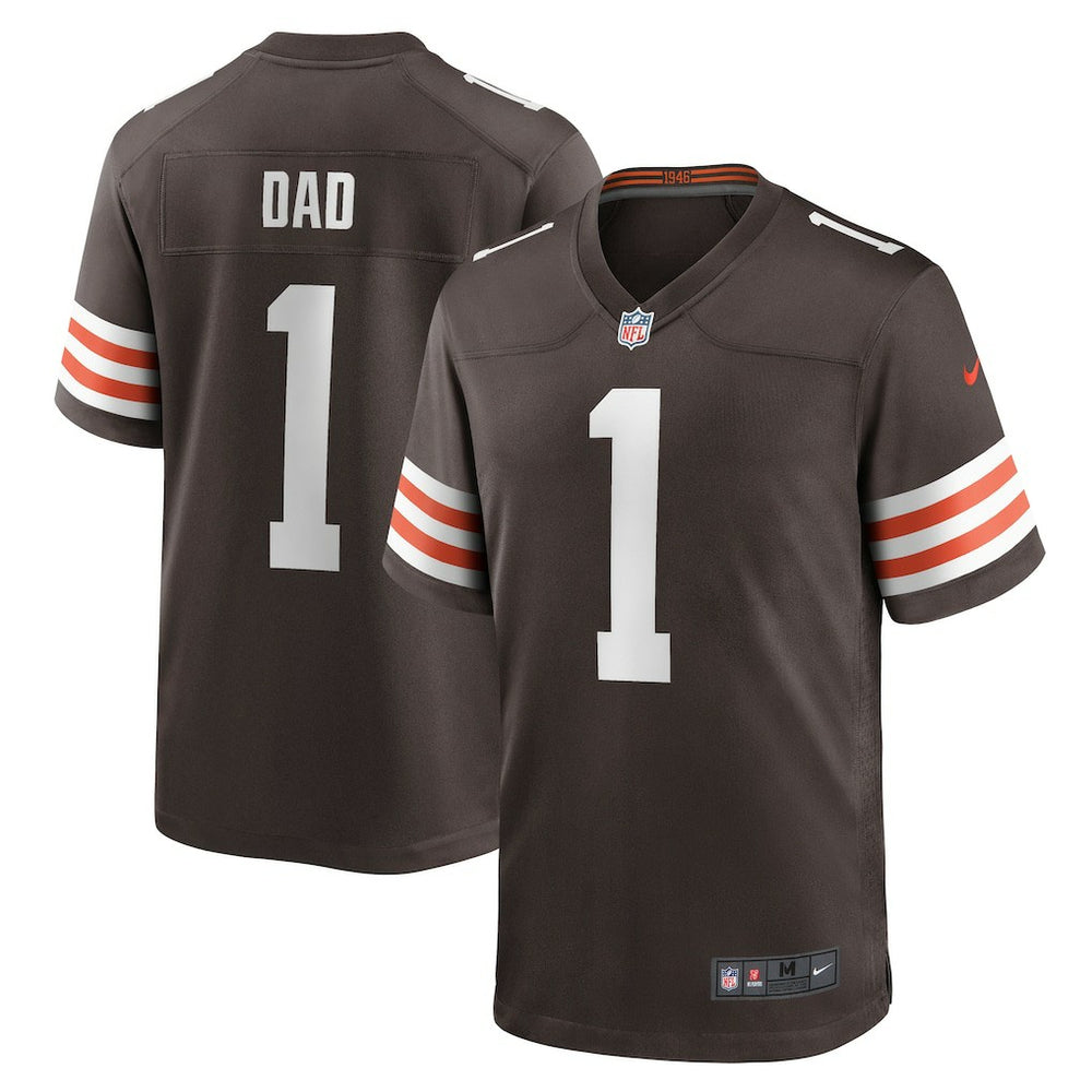 Number 1 Dad Cleveland Browns Game Jersey - Brown | Nike sale