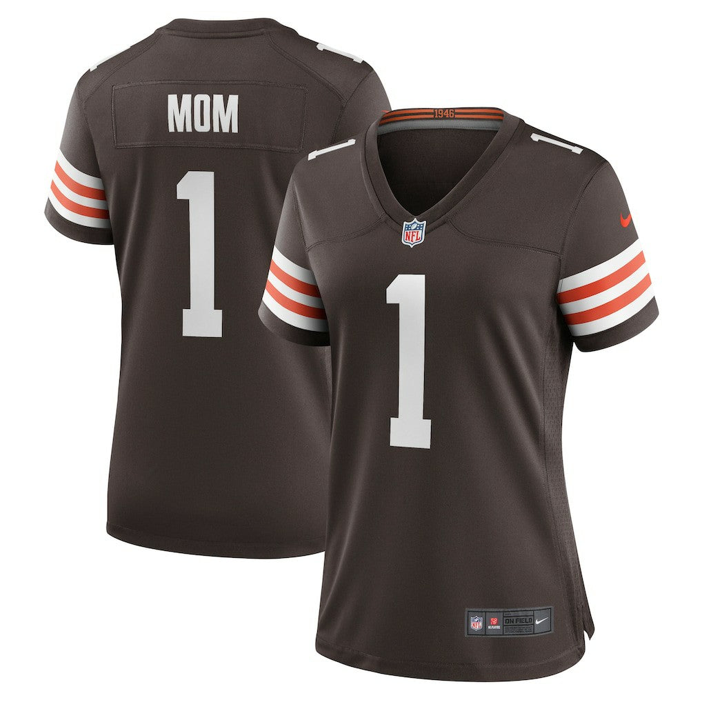 Number 1 Mom Cleveland Browns Women's Game Jersey - Brown | Nike online