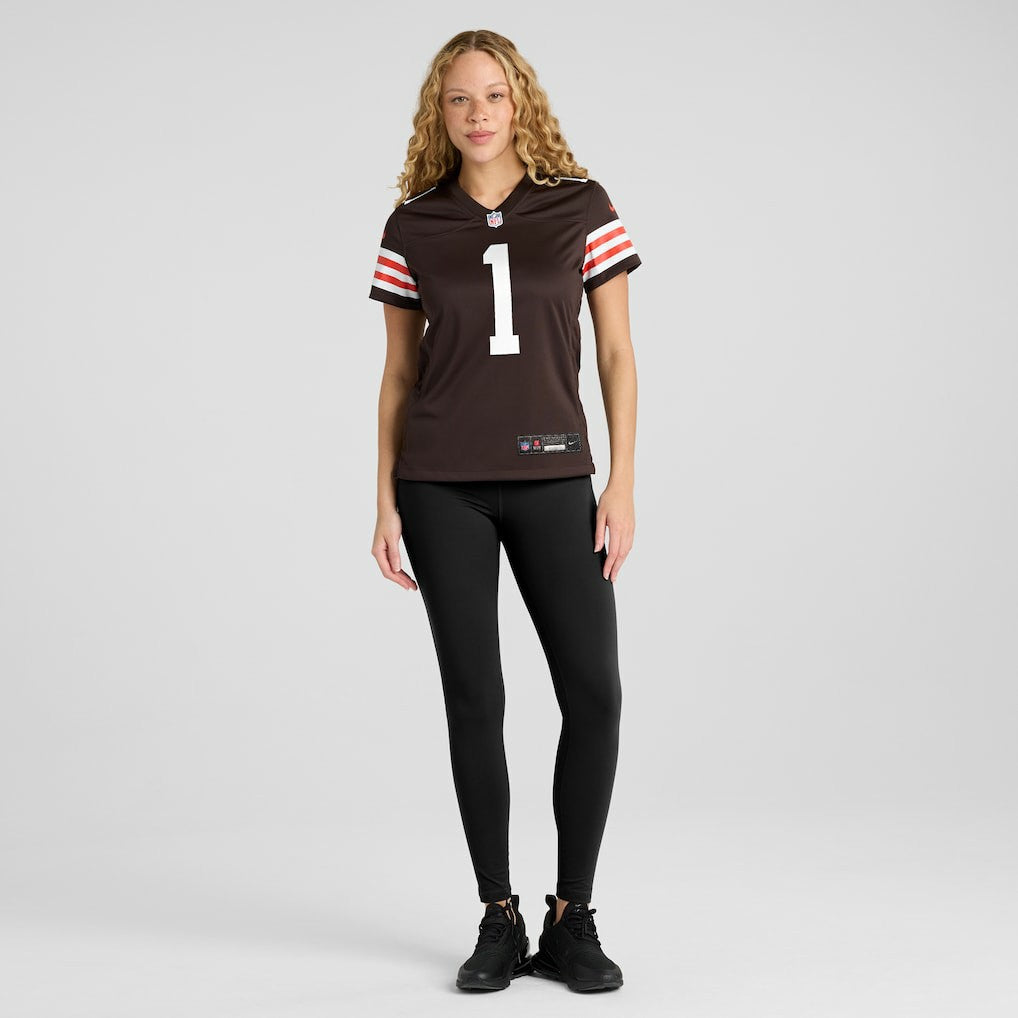 Number 1 Mom Cleveland Browns Women's Game Jersey - Brown | Nike online