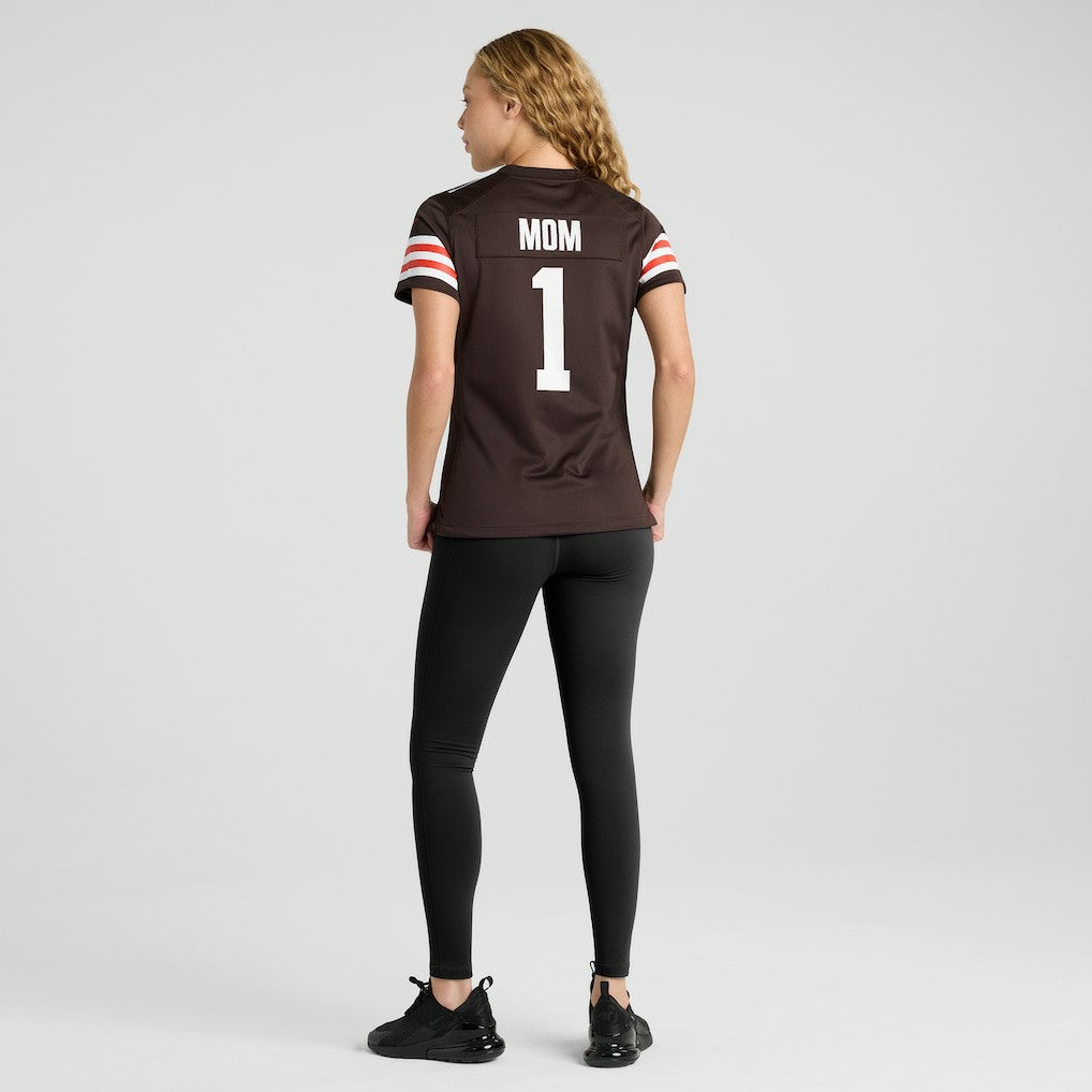Number 1 Mom Cleveland Browns Women's Game Jersey - Brown | Nike online