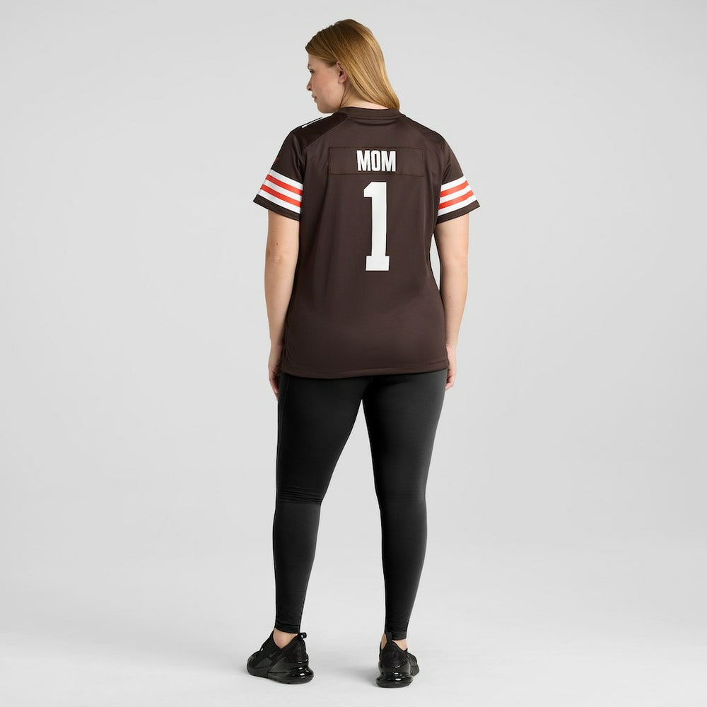 Number 1 Mom Cleveland Browns Women's Game Jersey - Brown | Nike online