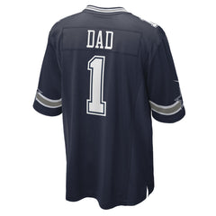 Number 1 Dad Dallas Cowboys Game Jersey - Navy | Nike sale