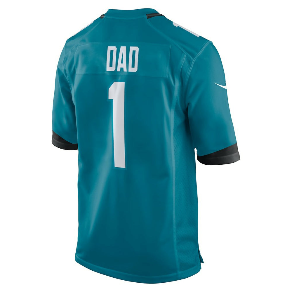 Number 1 Dad Jacksonville Jaguars Game Jersey - Teal | Nike cheap