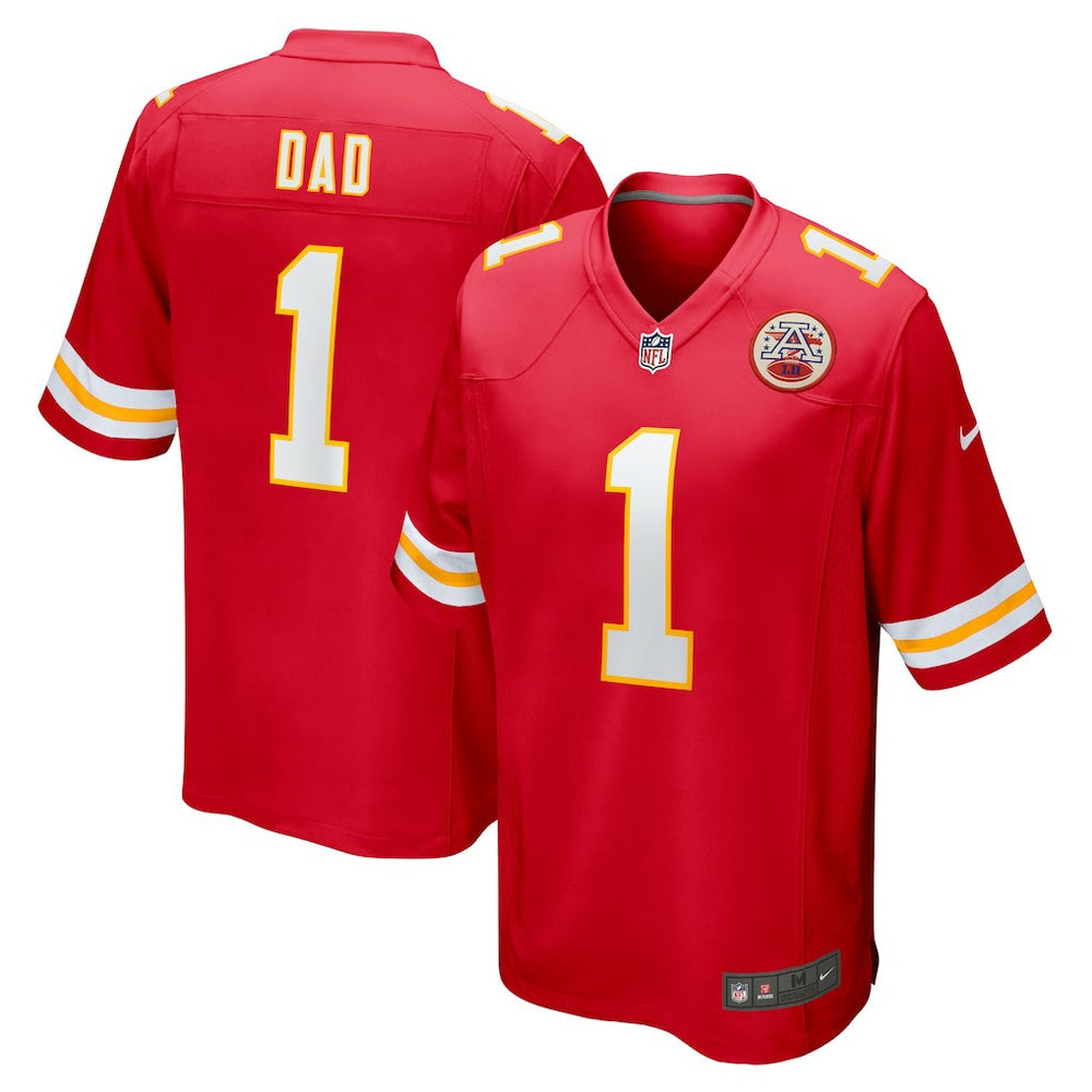 Number 1 Dad Kansas City Chiefs Game Jersey - Red | Nike cheap