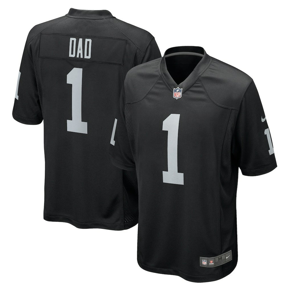 Number 1 Dad Las Vegas Raiders Game Jersey - Black | Nike discount