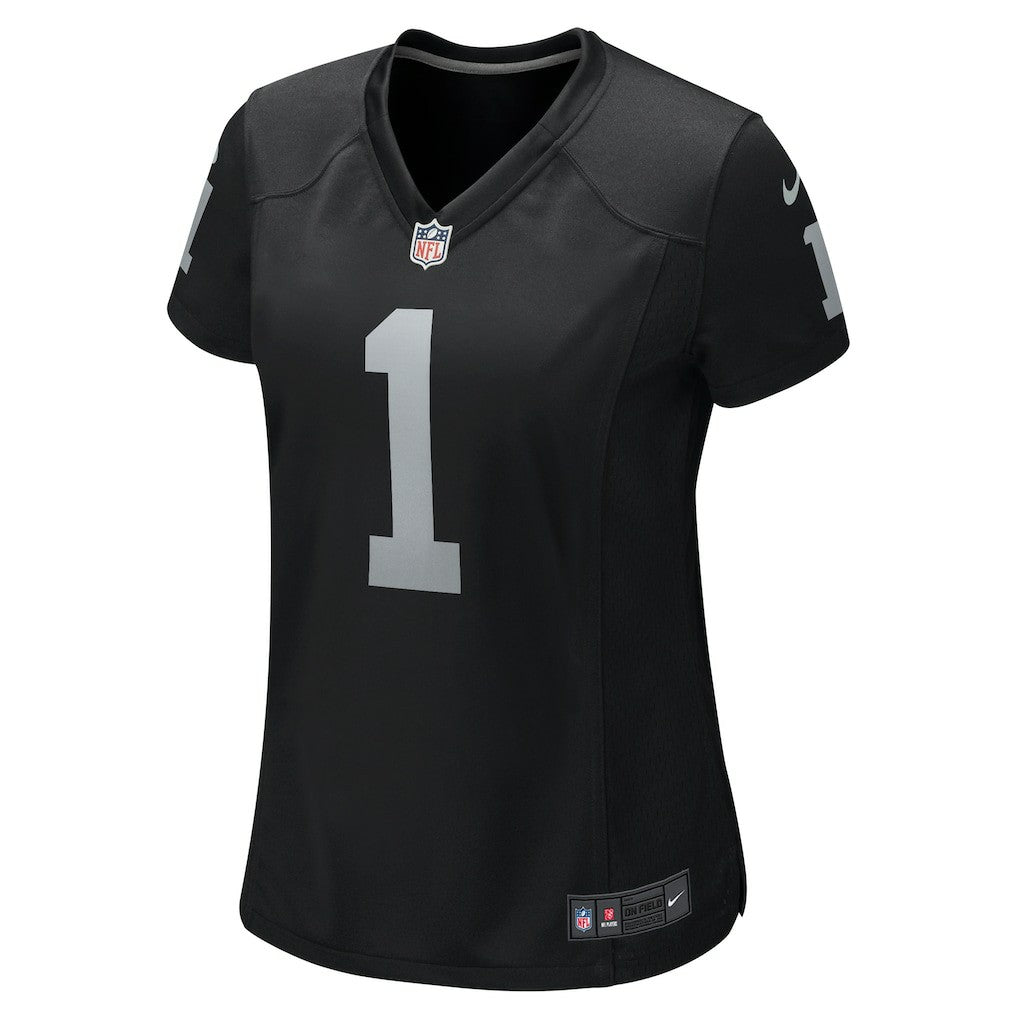 Number 1 Mom Las Vegas Raiders Women's Game Jersey - Black | Nike for sale