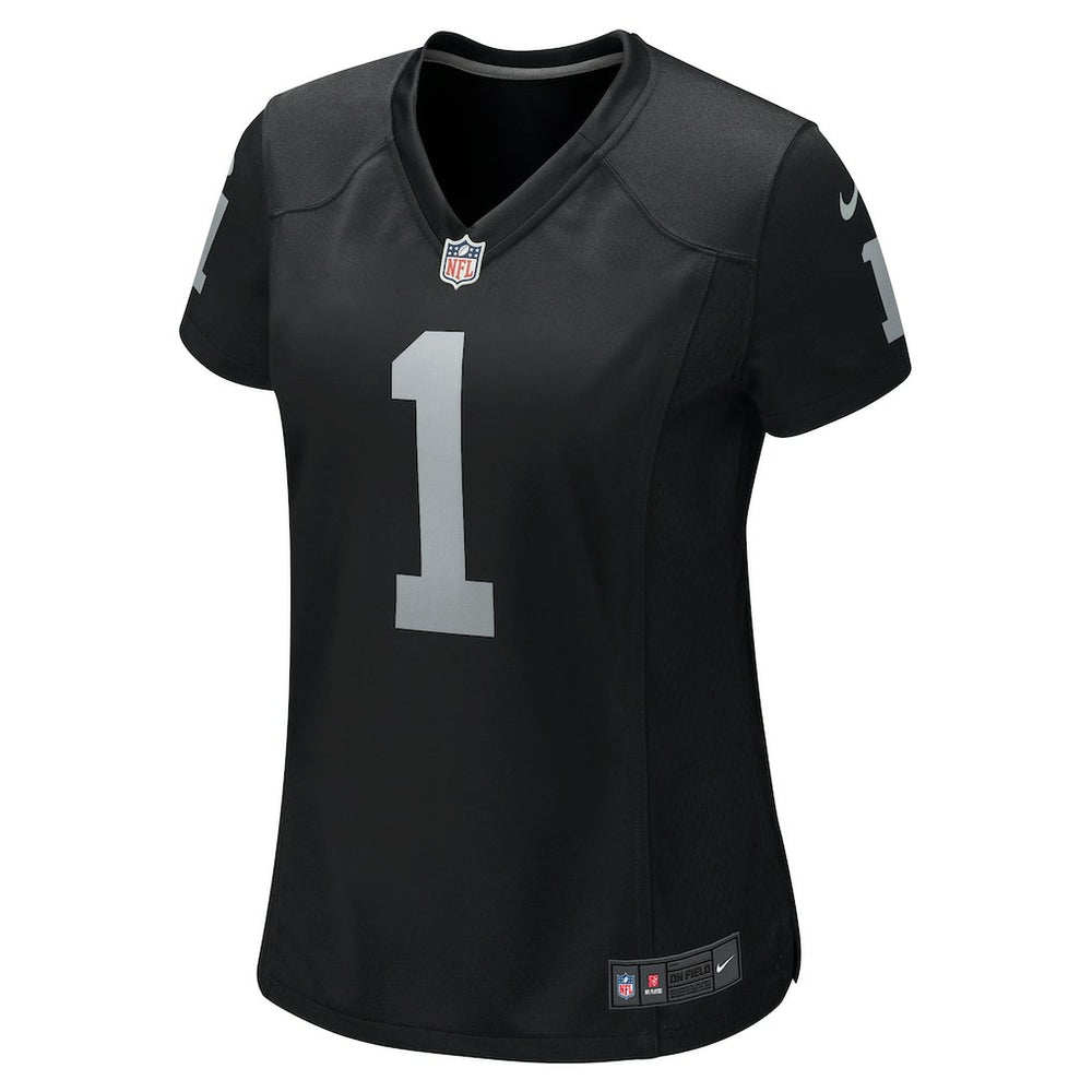Number 1 Mom Las Vegas Raiders Women's Game Jersey - Black | Nike for sale