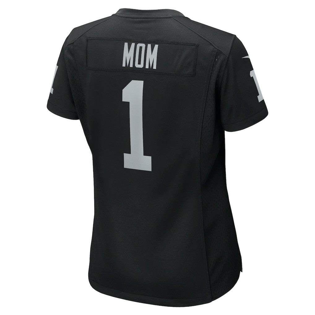 Number 1 Mom Las Vegas Raiders Women's Game Jersey - Black | Nike for sale