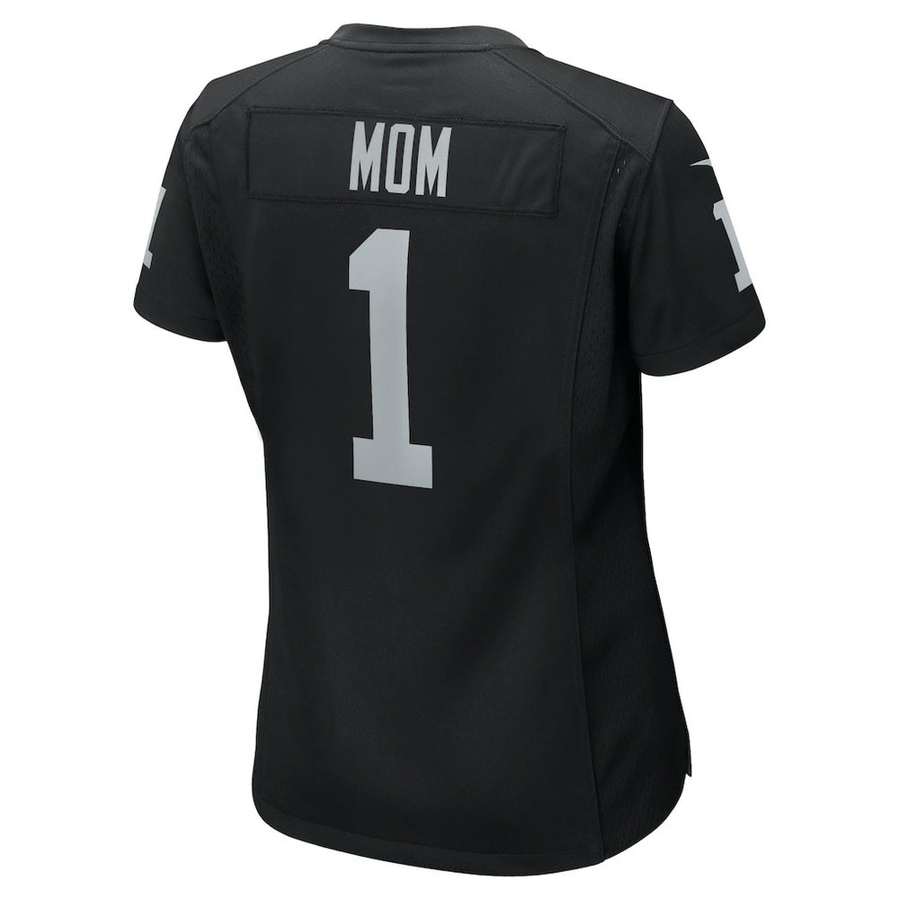 Number 1 Mom Las Vegas Raiders Women's Game Jersey - Black | Nike for sale