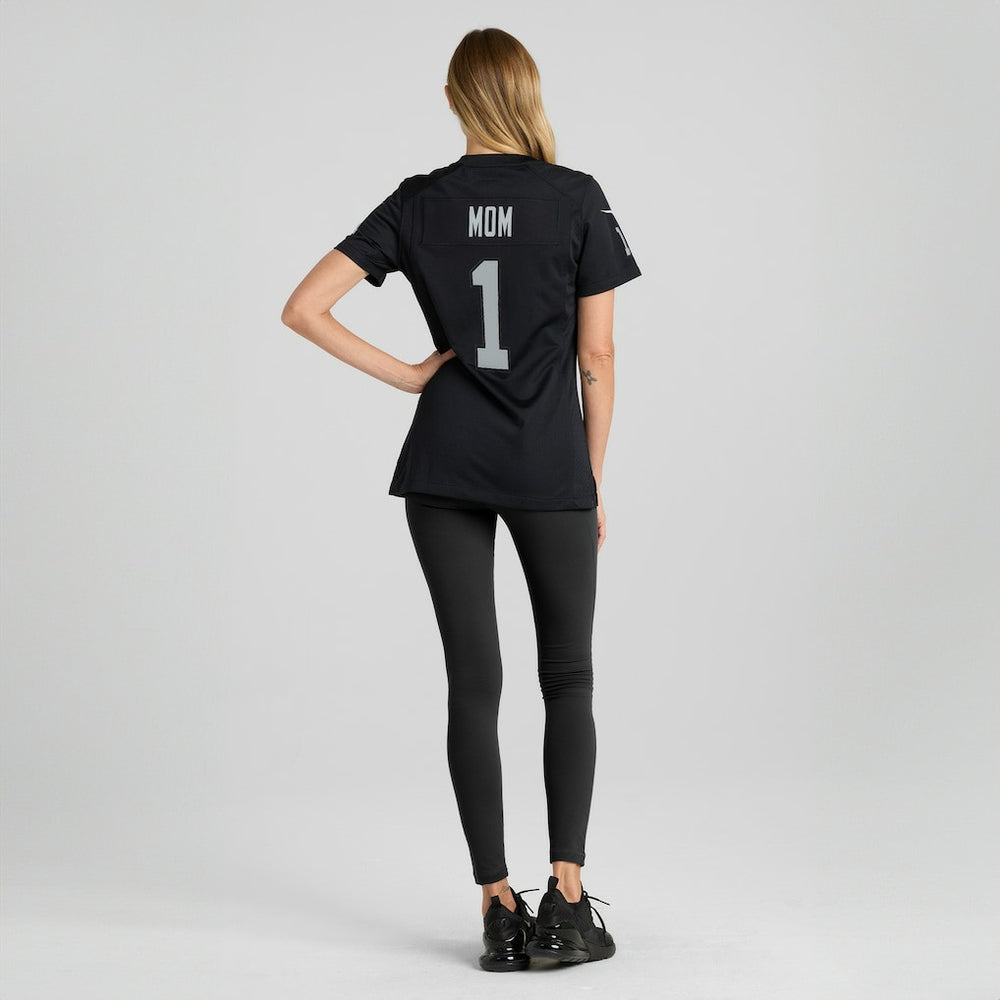 Number 1 Mom Las Vegas Raiders Women's Game Jersey - Black | Nike for sale