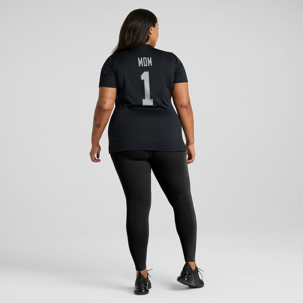 Number 1 Mom Las Vegas Raiders Women's Game Jersey - Black | Nike for sale