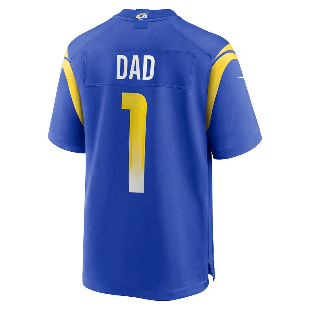 Number 1 Dad Los Angeles Rams Game Jersey - Royal | Nike discount