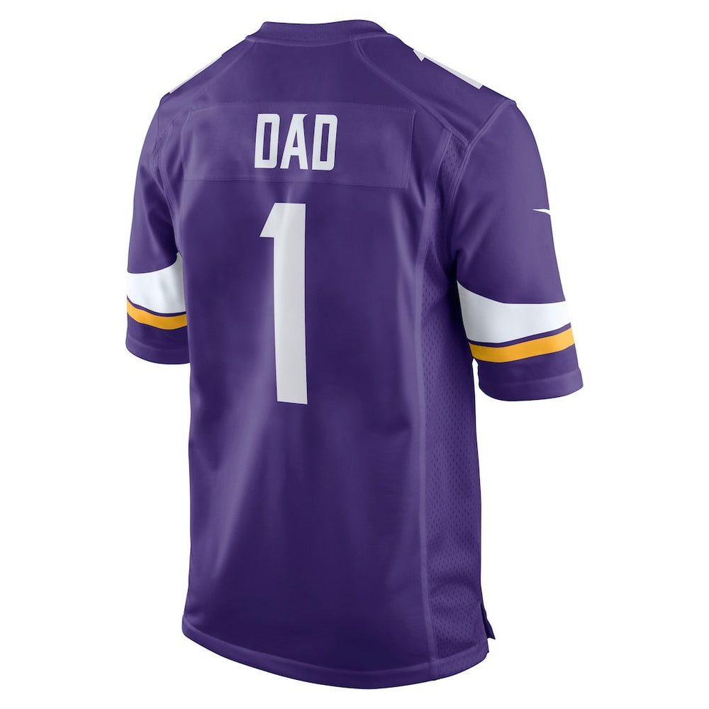 Number 1 Dad Minnesota Vikings Game Jersey - Purple | Nike for sale