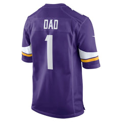 Number 1 Dad Minnesota Vikings Game Jersey - Purple | Nike for sale