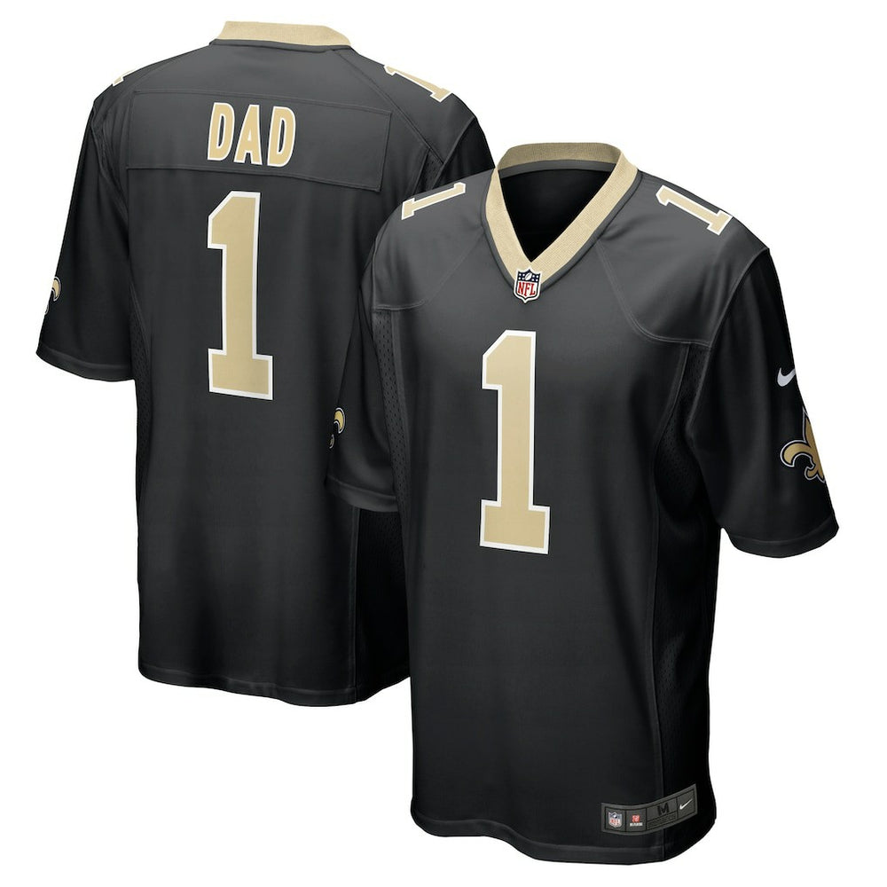 Number 1 Dad New Orleans Saints Game Jersey - Black | Nike on sale