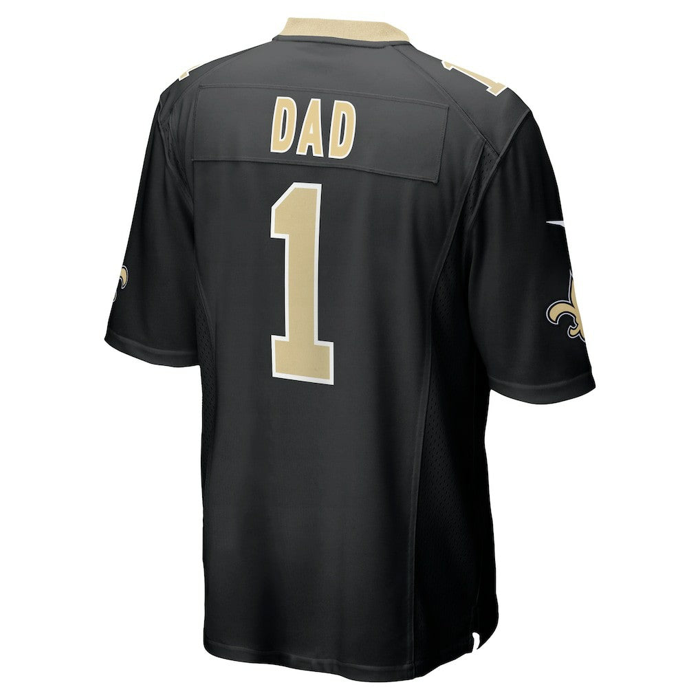 Number 1 Dad New Orleans Saints Game Jersey - Black | Nike on sale
