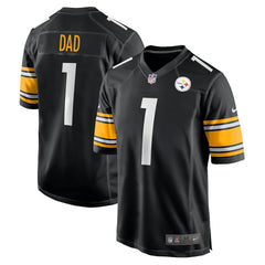 Number 1 Dad Pittsburgh Steelers Game Jersey - Black | Nike on sale