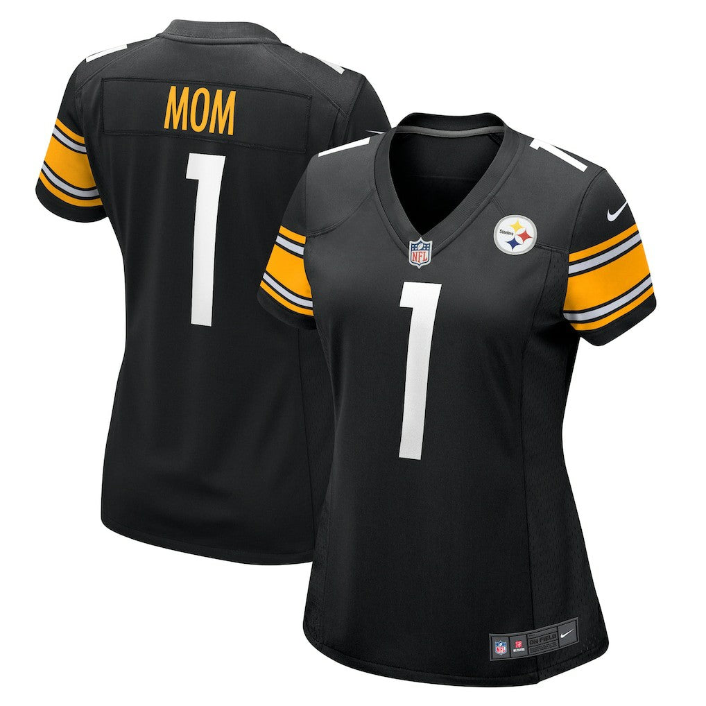 Number 1 Mom Pittsburgh Steelers Women's Game Jersey - Black | Nike online