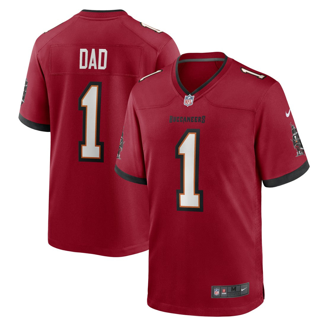 Number 1 Dad Tampa Bay Buccaneers Game Jersey - Red | Nike discount