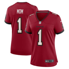Number 1 Mom Tampa Bay Buccaneers Women's Game Jersey - Red | Nike for sale