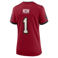 Number 1 Mom Tampa Bay Buccaneers Women's Game Jersey - Red | Nike for sale
