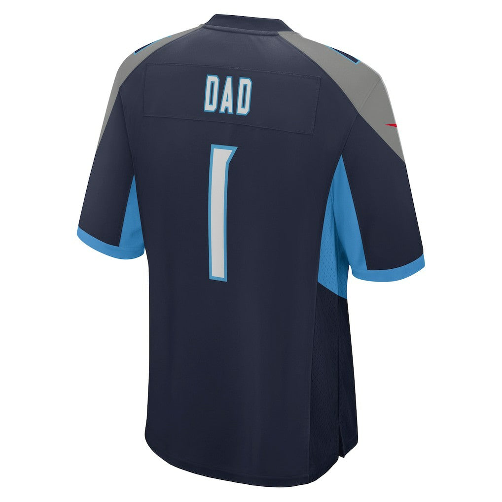 Number 1 Dad Tennessee Titans Game Jersey - Navy | Nike cheap