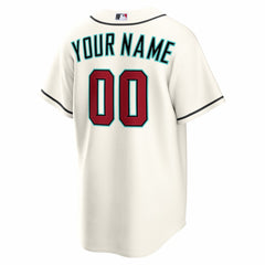 Arizona Diamondbacks Home Replica Custom Jersey - Cream | Nike
