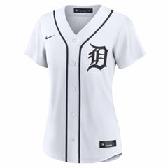 Detroit Tigers Women's Home Replica Custom Jersey - White | Nike