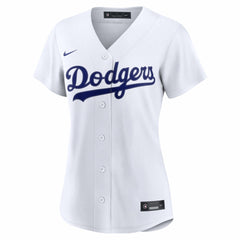 Los Angeles Dodgers Women's Home Replica Custom Jersey - White | Nike