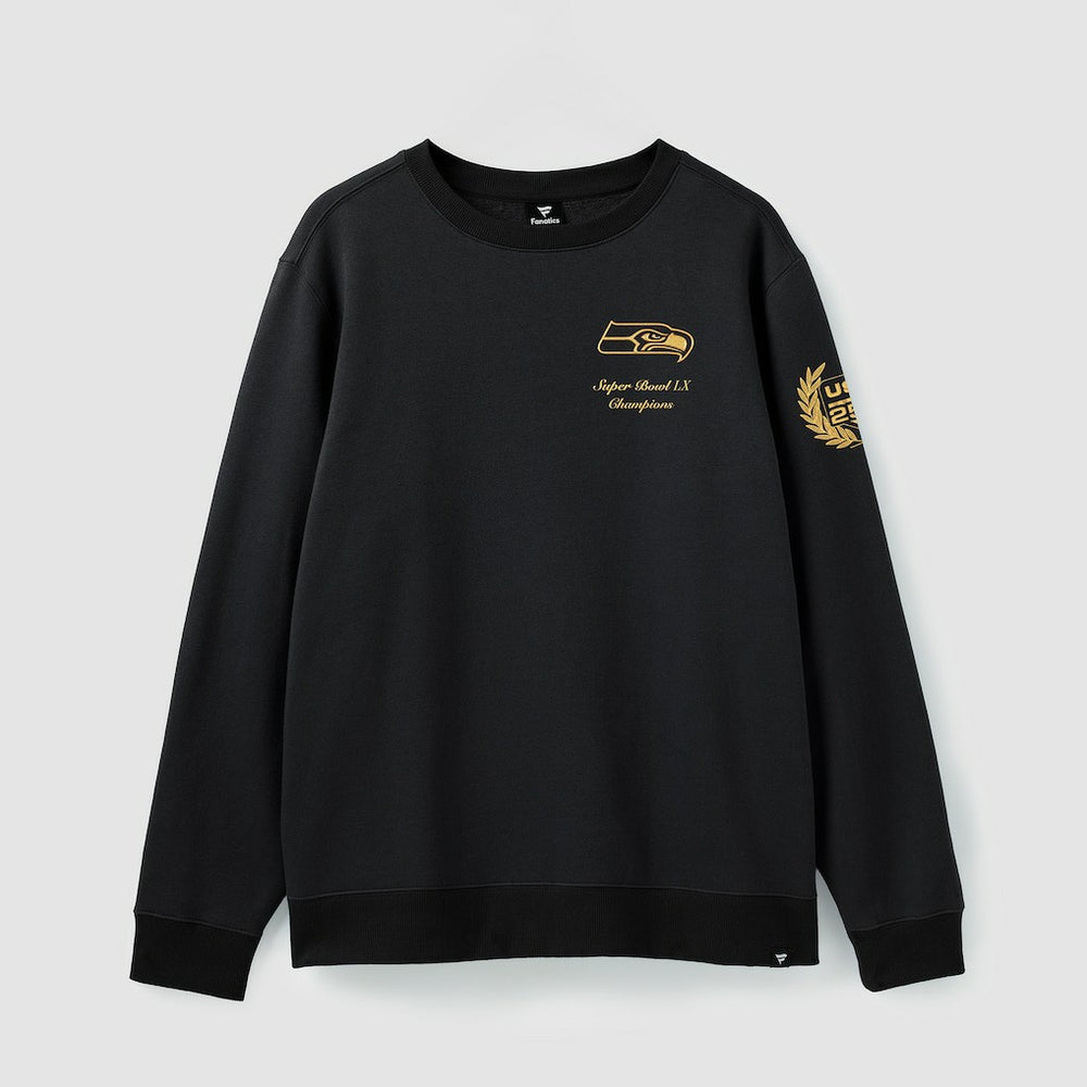 Seattle Seahawks Super Bowl LX Champions USA 250 NFL Gold Standard Fleece Sweatshirt - Black online