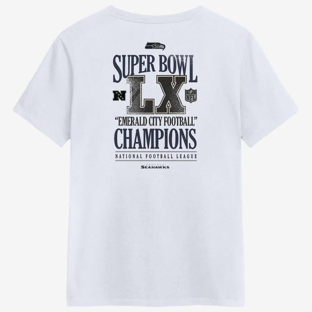 Seattle Seahawks Women's Super Bowl LX Champions Long Ball T-Shirt - White | Nike online