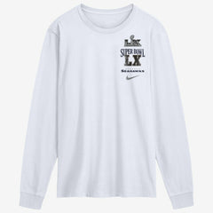 Seattle Seahawks Super Bowl LX Champions Long Ball Long Sleeve T-Shirt - White | Nike sale