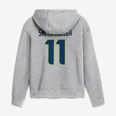 Jaxon Smith-Njigba Seattle Seahawks Women's Super Bowl LX Champions Patch Name & Number Hoodie - Heather Gray | Nike sale