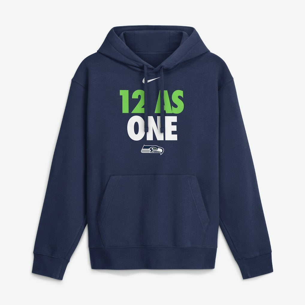 Seattle Seahawks 12 As One Hoodie - Navy | Nike for sale