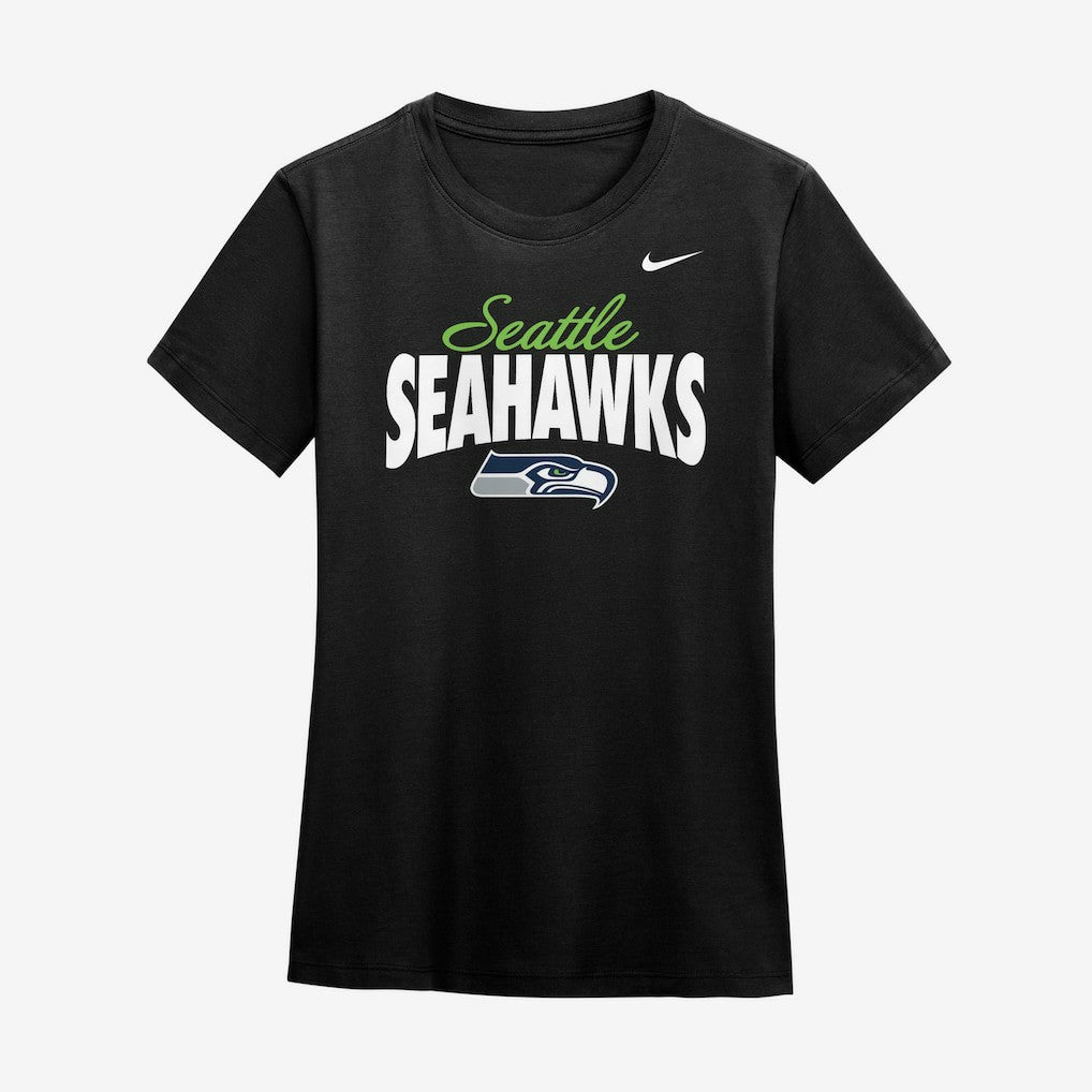 Seattle Seahawks Women's Club T-Shirt - Black | Nike sale