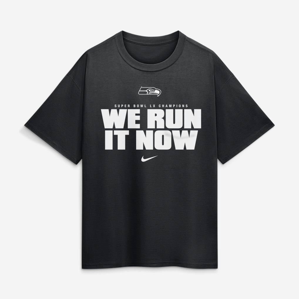 Seattle Seahawks Super Bowl LX Champions Loose T-Shirt - Black | Nike discount