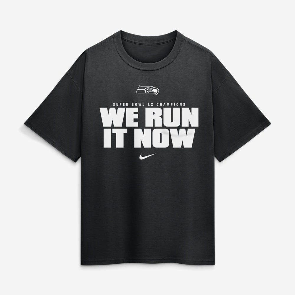 Seattle Seahawks Super Bowl LX Champions Loose T-Shirt - Black | Nike discount